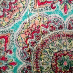 Thin Gold Herringbone Choker 16 in. Length